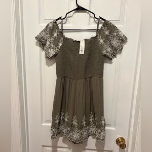 Blue Rain Textured romper